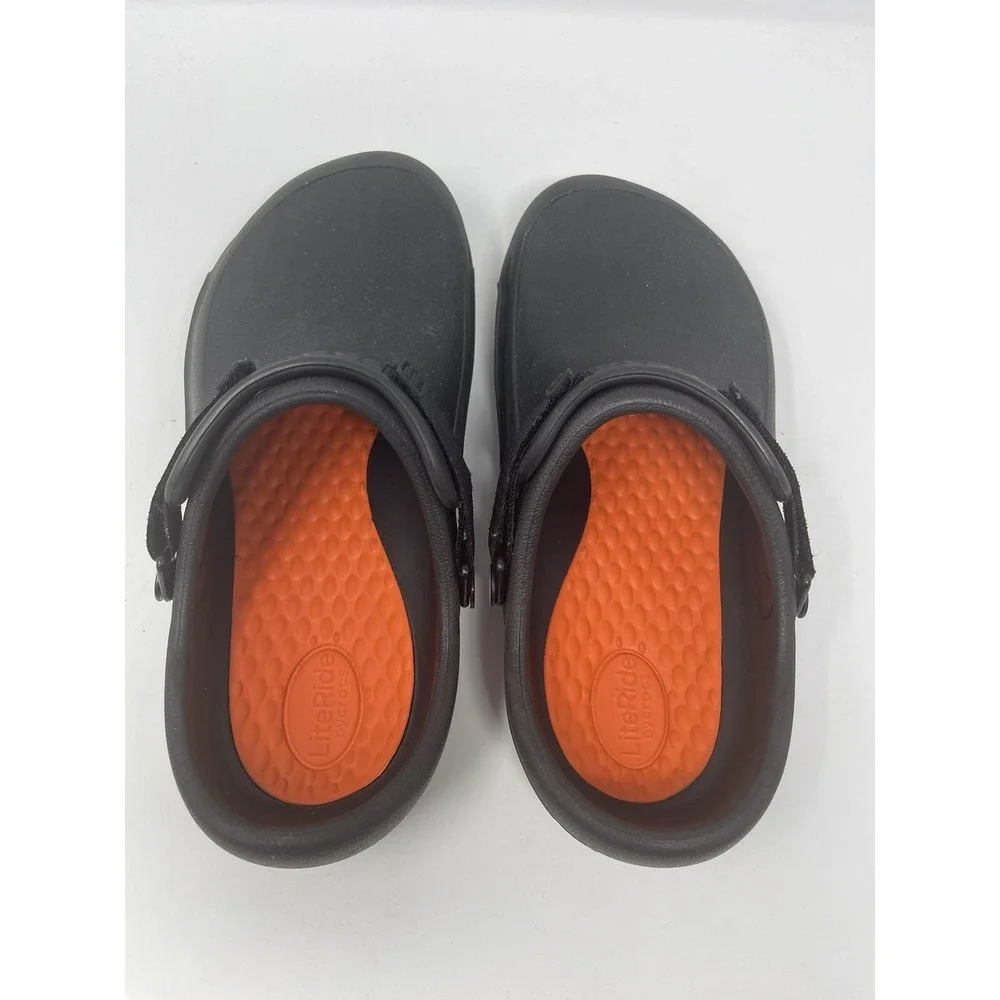 Crocs Mens Bistro Pro LiteRide Comfort Clogs Slip On Black M 6,7 - W 8,9 *Read‎
